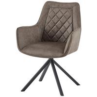 Armlehnstuhl Aeron 125 Braun - Braun, Design, Kunststoff/Metall (62/89/59.5cm) - Kayoom