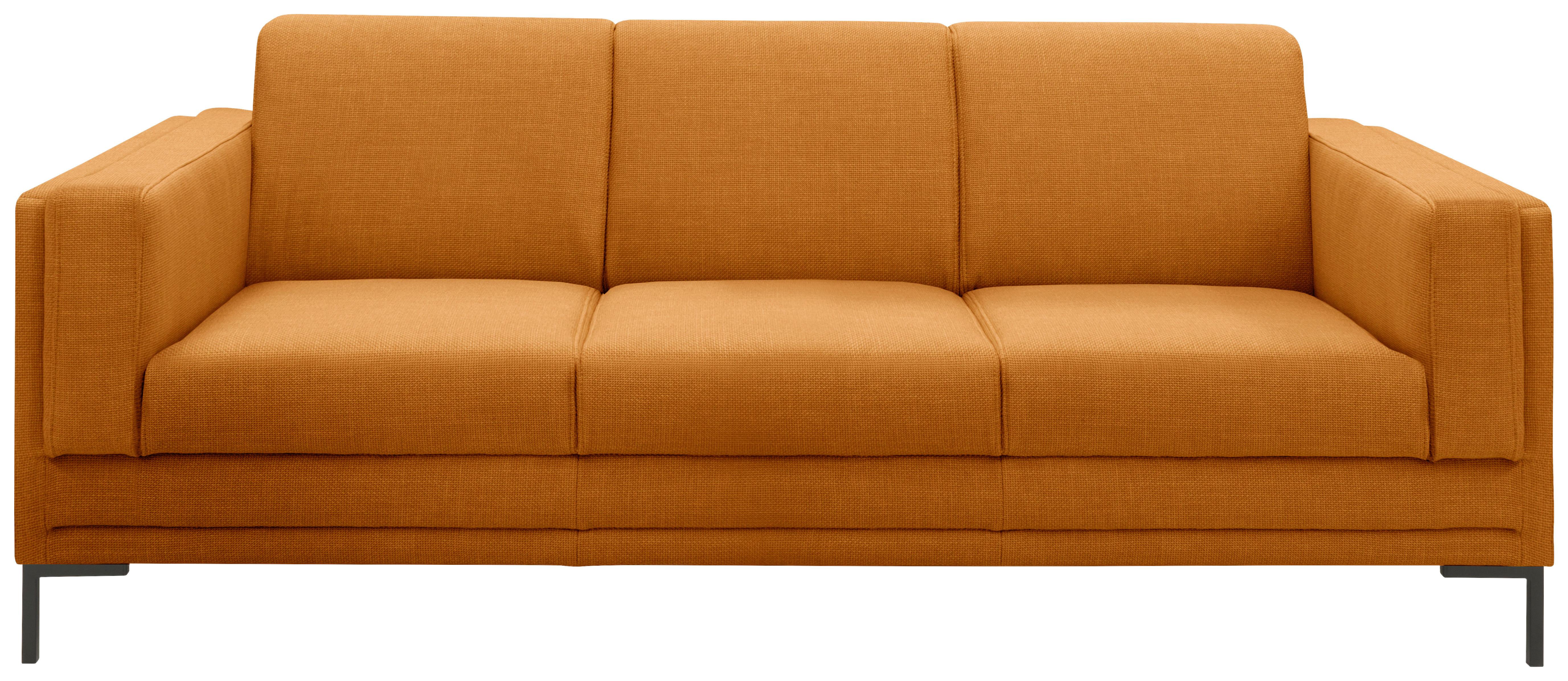 3-Sitzer-Sofa Looks Vii - Silberfarben/Schwarz, Design, Textil (210/82/90cm) - LOOKS by W.Joop