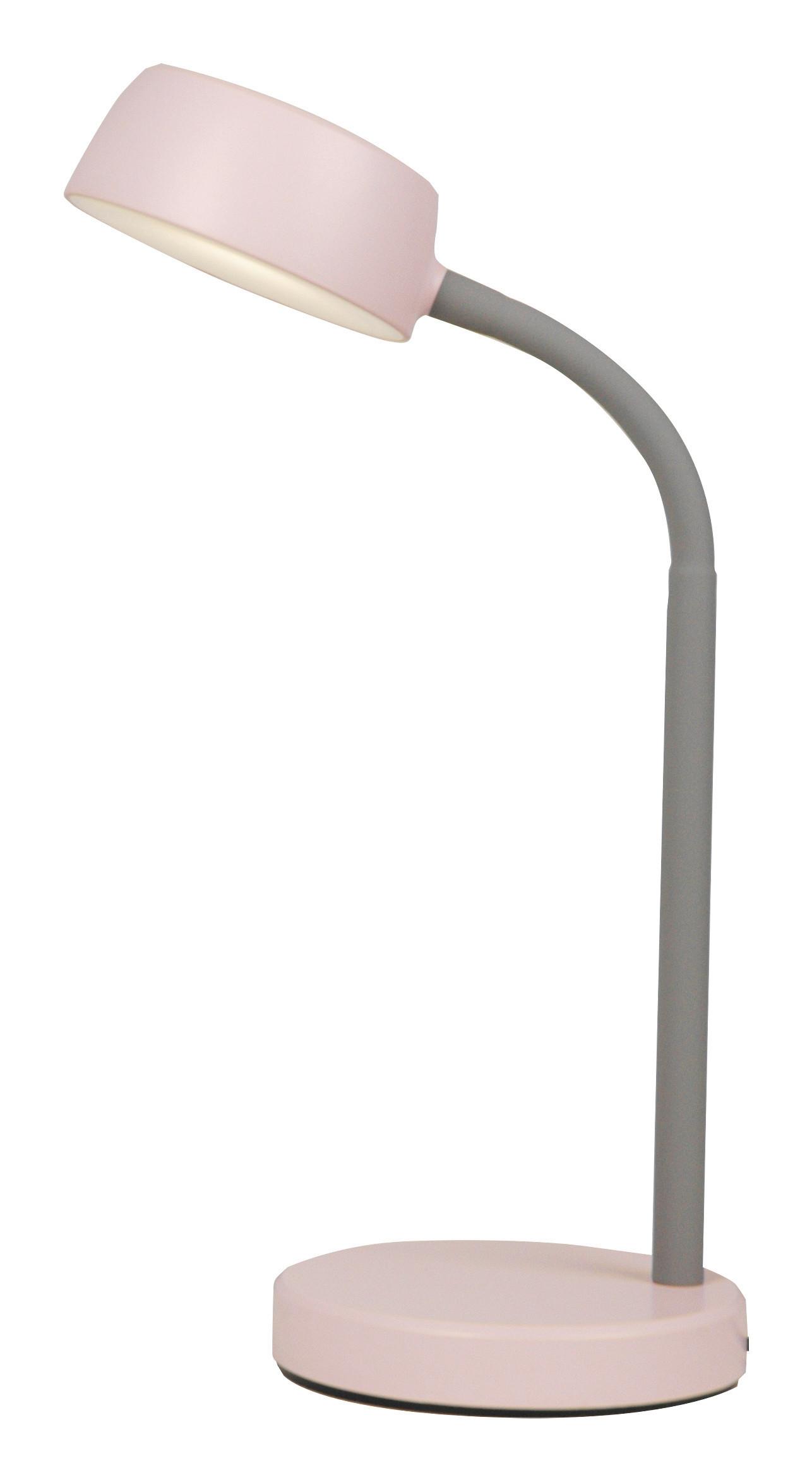 Led Íróasztali Lámpa Berry - rózsaszín, műanyag/fém (14.5/28/14.5cm) - Rabalux
