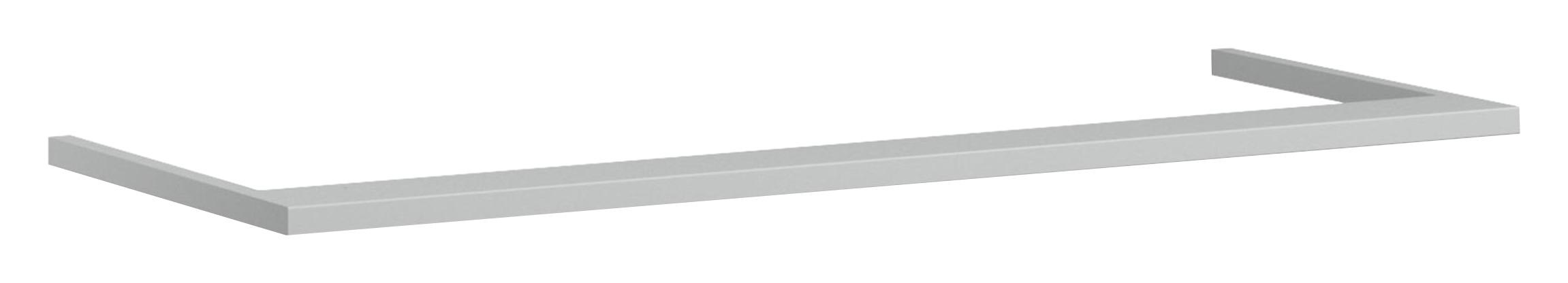 Kranzleiste Alabama Seidengrau für B: 47 cm - Hellgrau, MODERN, Holzwerkstoff (47/2/58cm)