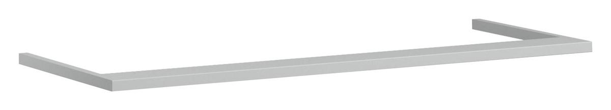 Kranzleiste Alabama Seidengrau für B: 47 cm - Hellgrau, MODERN, Holzwerkstoff (47/2/58cm)