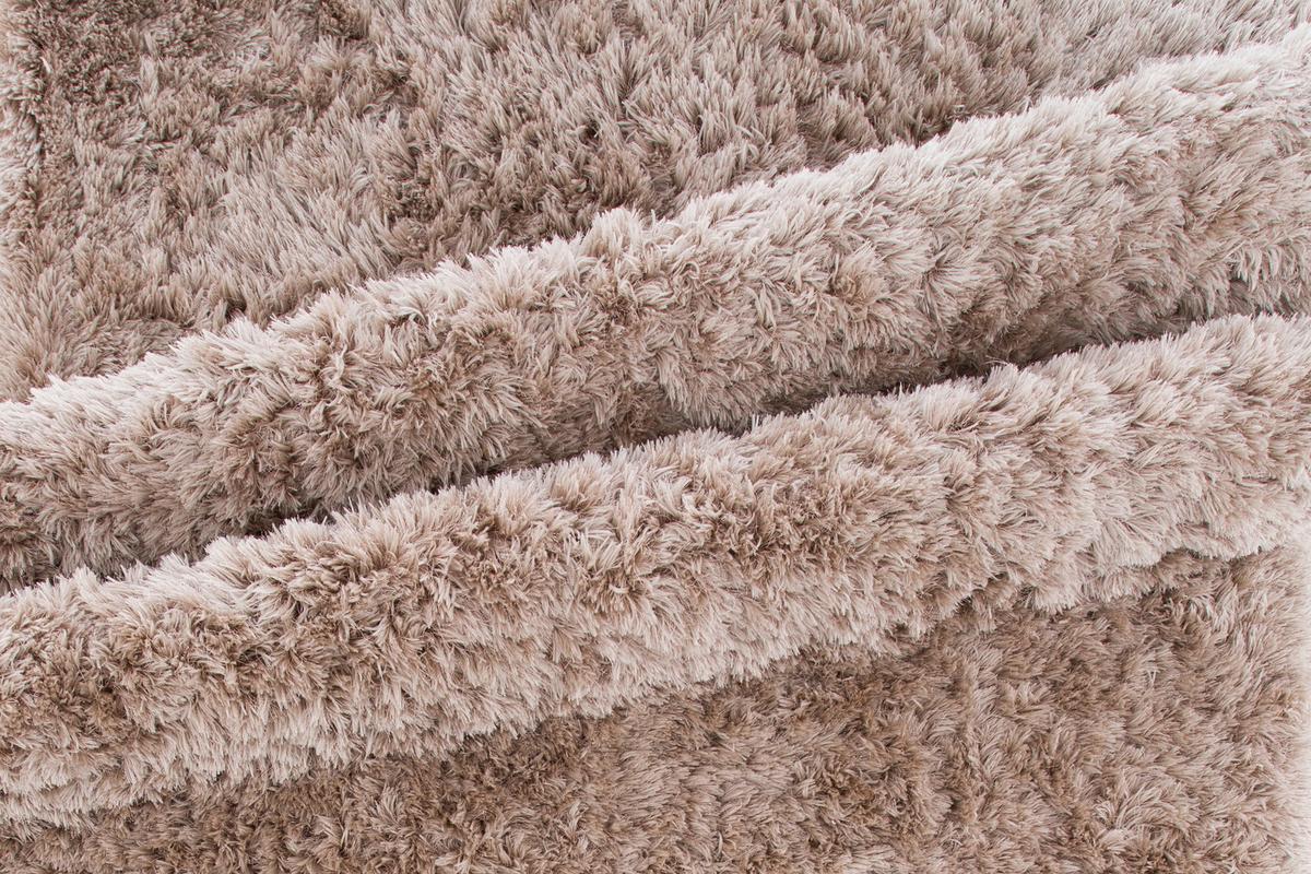 Hochflorteppich Beige Grace 160x230 cm - Beige, LIFESTYLE, Textil (160/230cm) - P & B