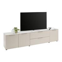 NÍZKÁ KOMODA SIENA -EXKLUSIV- - černá/kašmírová, Moderní, kov/kompozitní dřevo (226/55/40cm) - Mömax