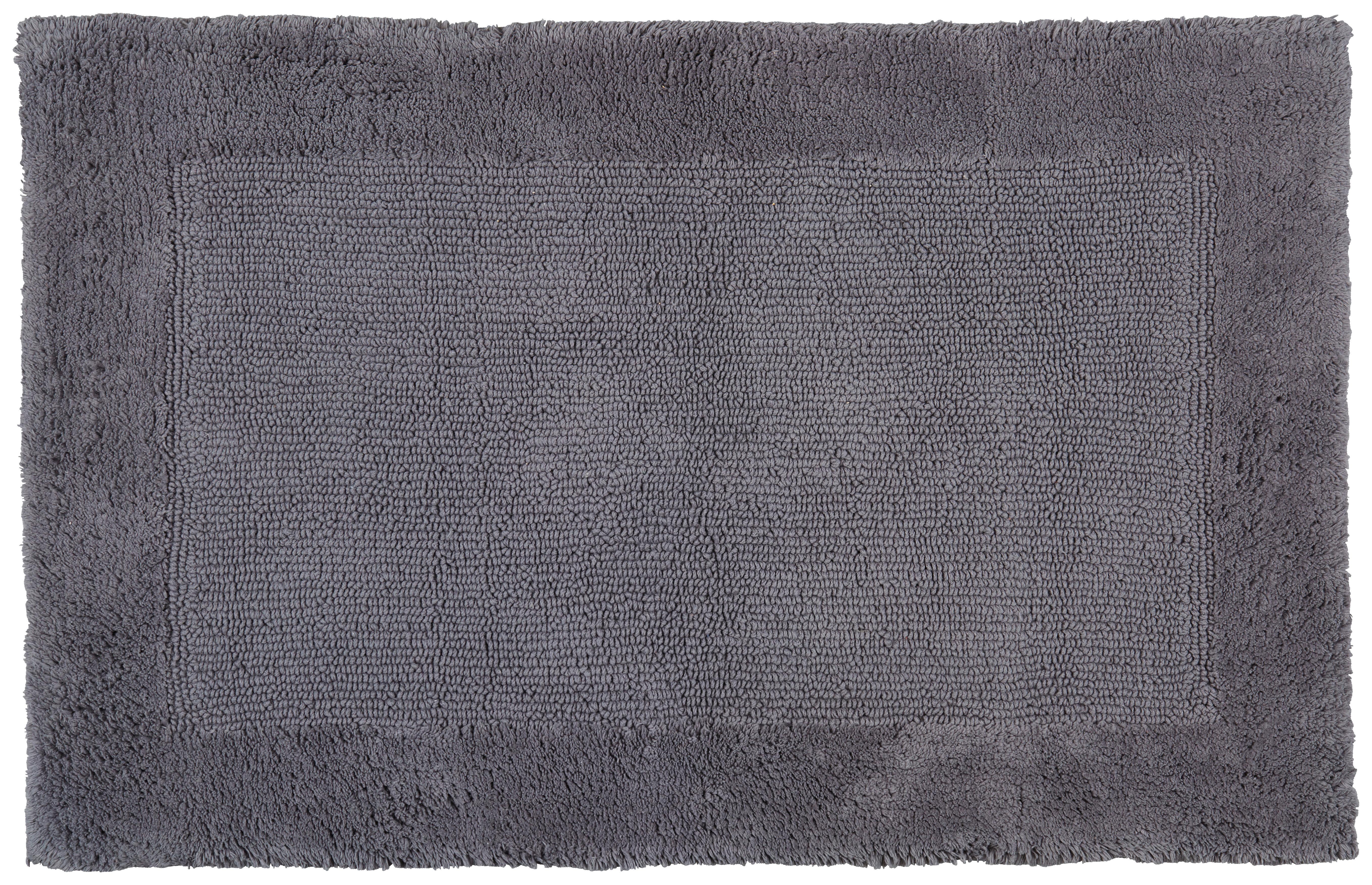 KOUPELNOVÁ PŘEDLOŽKA Karen, 60/100cm, antracitová - antracitová, Konvenční, textil (60/100cm) - Premium Living