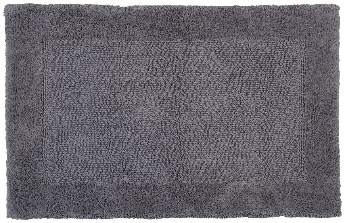 KOUPELNOVÁ PŘEDLOŽKA Karen, 60/100cm, antracitová - antracitová, Konvenční, textil (60/100cm) - Premium Living