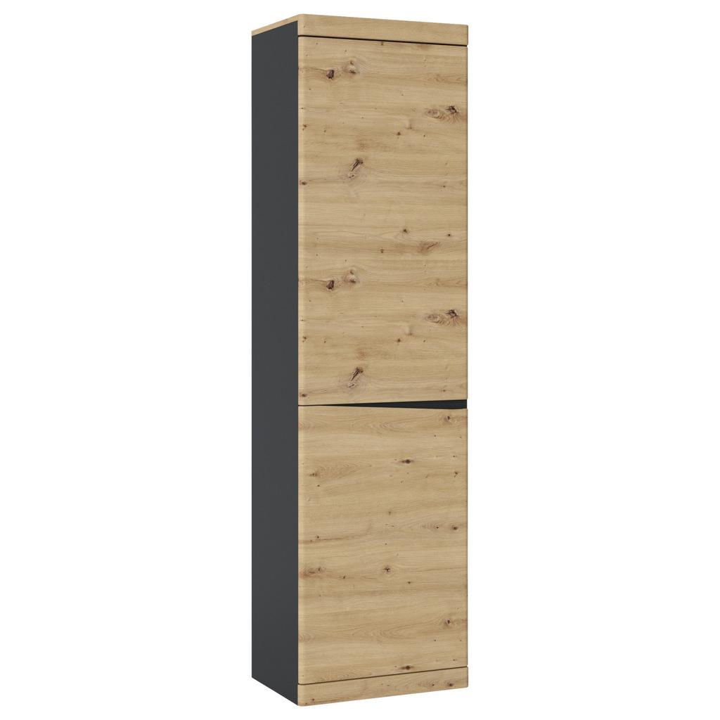 Schrank Turino Eiche Artisan Anthrazit B: 54 cm