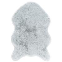UMELÁ KOŽUŠINA Lucia, 60/90cm, svetlosivá - svetlosivá, Romantik / Landhaus, textil (60/90cm) - Mömax