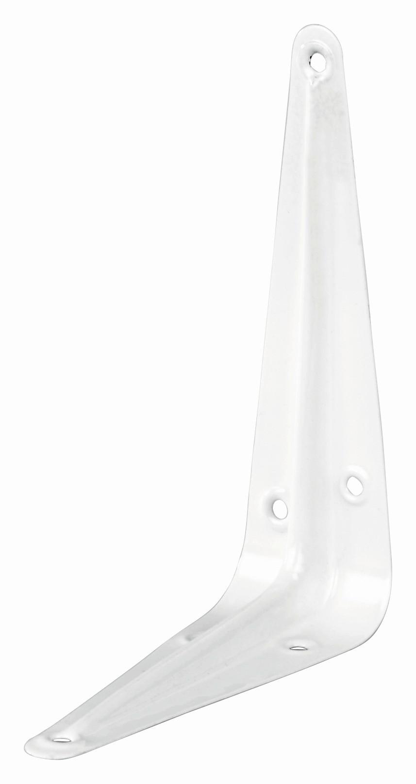 Regalkonsole 10 / 12,5 cm - Weiß, KONVENTIONELL, Metall (10/12,5cm)