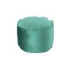 Pouf Taj Mahal DxH: 47x32 cm Samt Grün mit Reißverschluss - Grün, Basics, Textil (47/32/47cm) - Kayoom