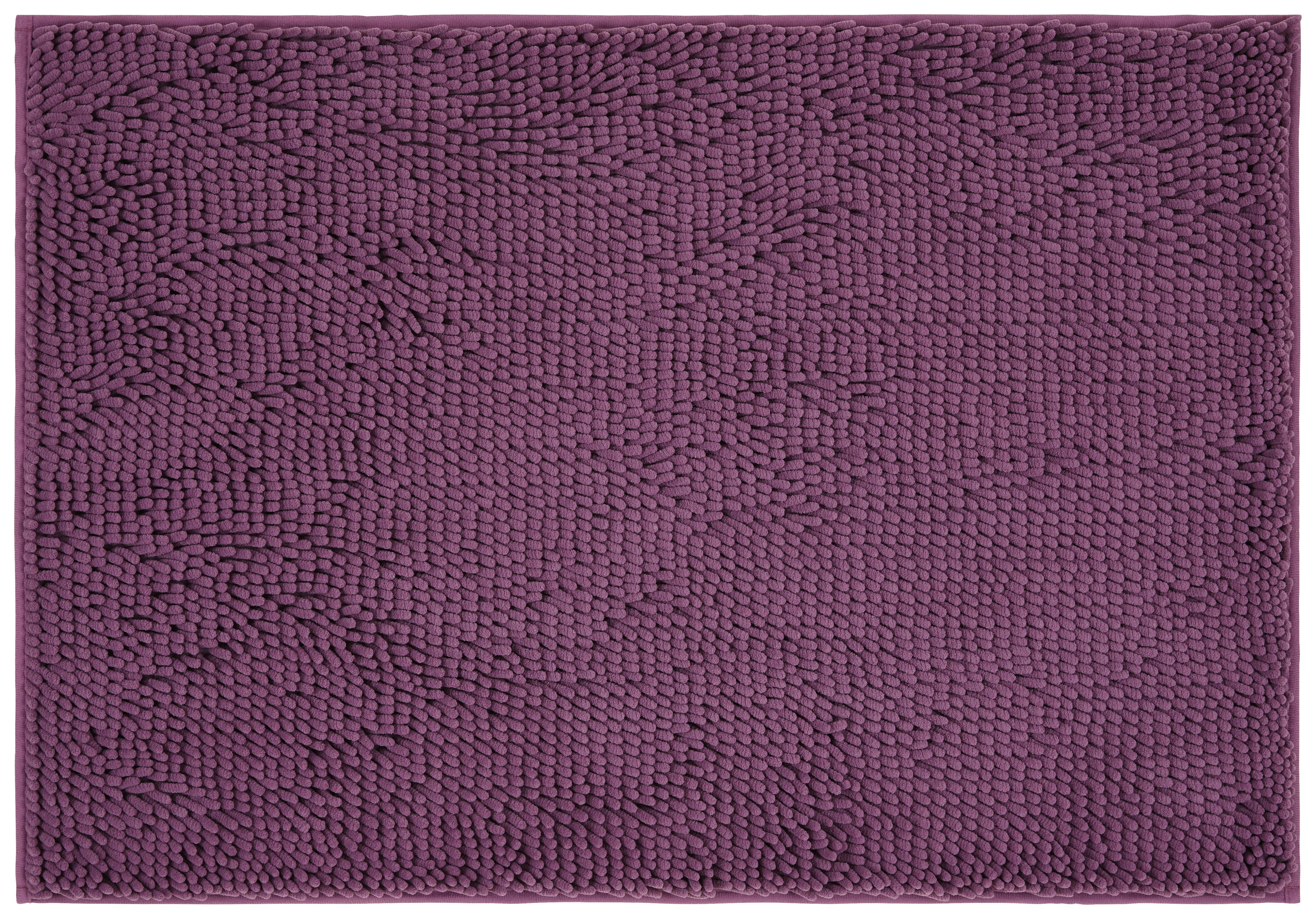 Fürdőszobaszőnyeg Liliane - Lila, konvencionális, Textil (60/90cm) - Ombra