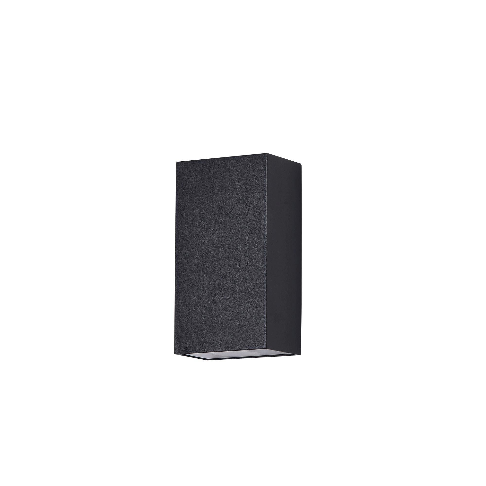 Außenwandleuchte Times Square - Schwarz, Trend, Metall (16/9/5,5cm) - MAYTONI