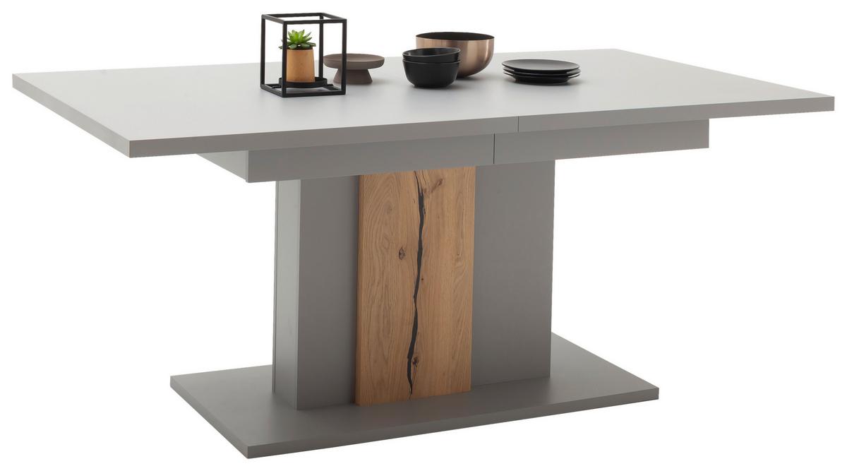 Esstisch Ausziehbar Sevilla 180-280x100 Cm - Eichefarben/Grau, Design, Holzwerkstoff (180-280/100/78cm) - MID.YOU
