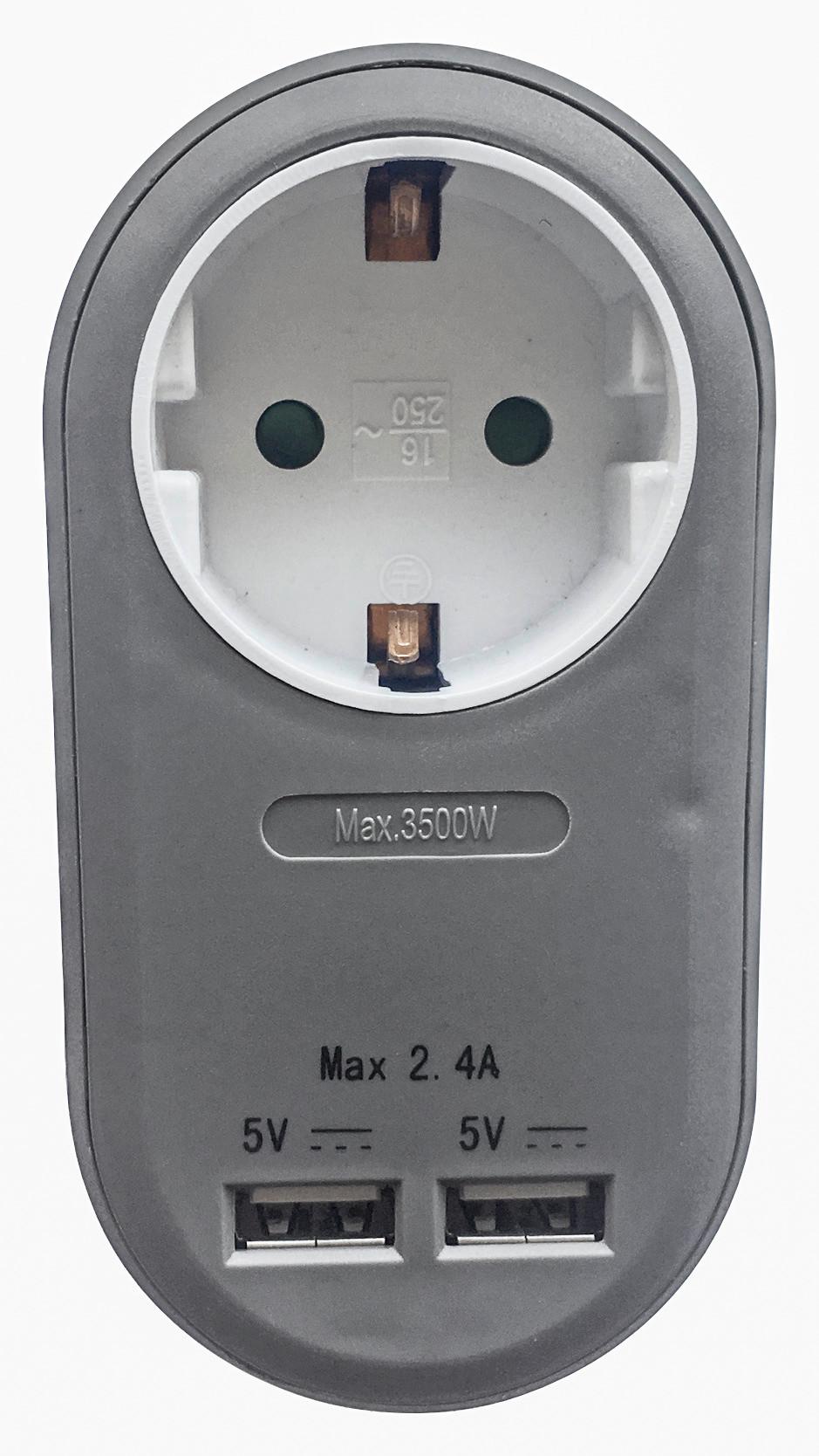 ADAPTÉR AMIR - plast (10,8/5,6/7,22cm) - Mömax