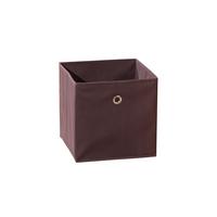 Faltbox Winny Kunststoff/ Metall Braun 31,5x31x31,5 cm - Braun, Basics, Kunststoff/Metall (31,5/31/31,5cm) - MID.YOU