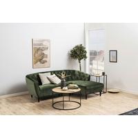 COUCHTISCH Seaford Eiche Dekor L: 80 cm - Eichefarben/Schwarz, Design, Holzwerkstoff/Metall (80/80/45cm) - MID.YOU
