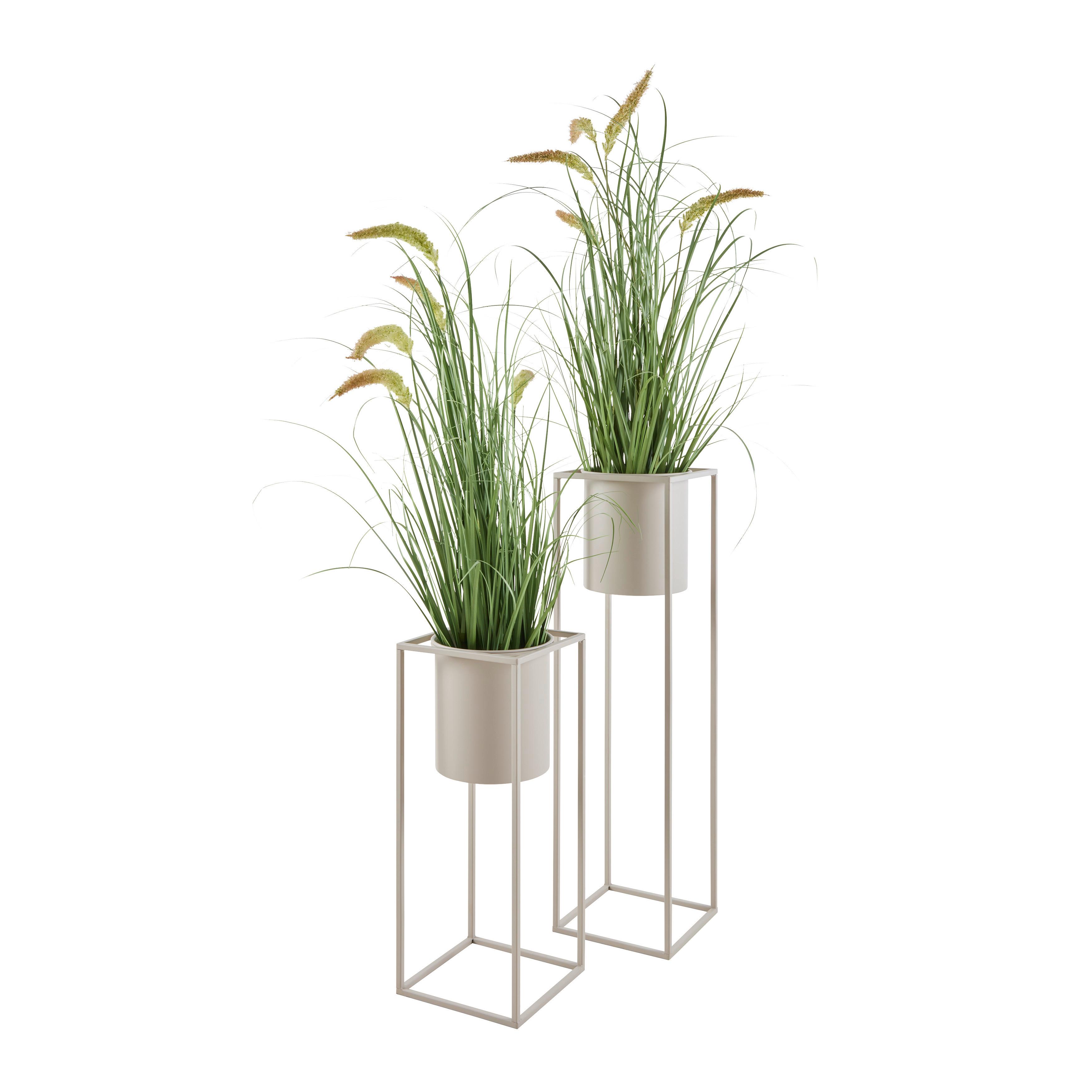 Obal na květináč KIARA -TOP- - béžová, Lifestyle, kov (20,8/55,5cm) - Mömax