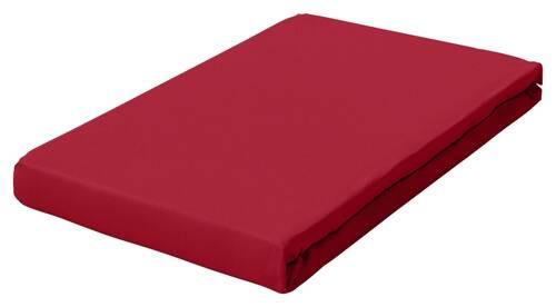 Boxspring-spannleintuch Pure Boxspring - Dunkelrot, Basics, Textil (140-160/200-220cm) - Schlafgut