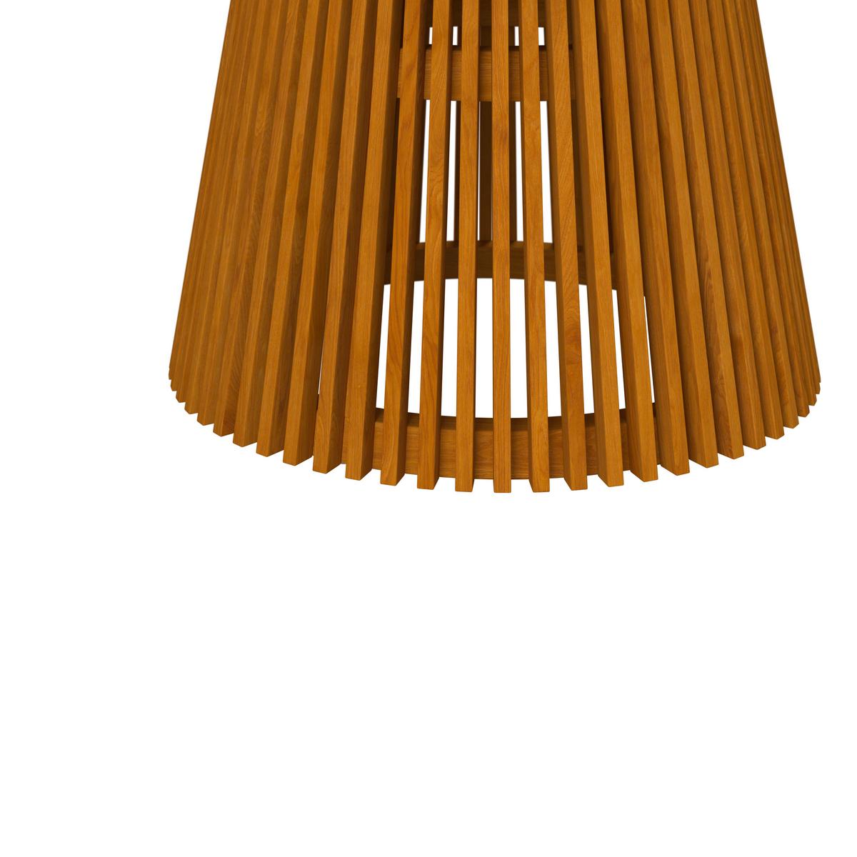 ZÁHRADNÝ STÔL SANJA - farba tíku, Modern, drevo (140/76cm) - Bessagi Garden