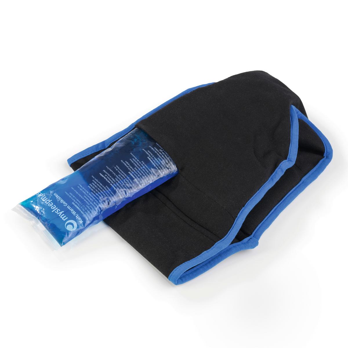 Schlafmaske Mysleepmask L/XL Schwarz/Blau - Blau/Schwarz, Basics, Textil (28/19/1cm)