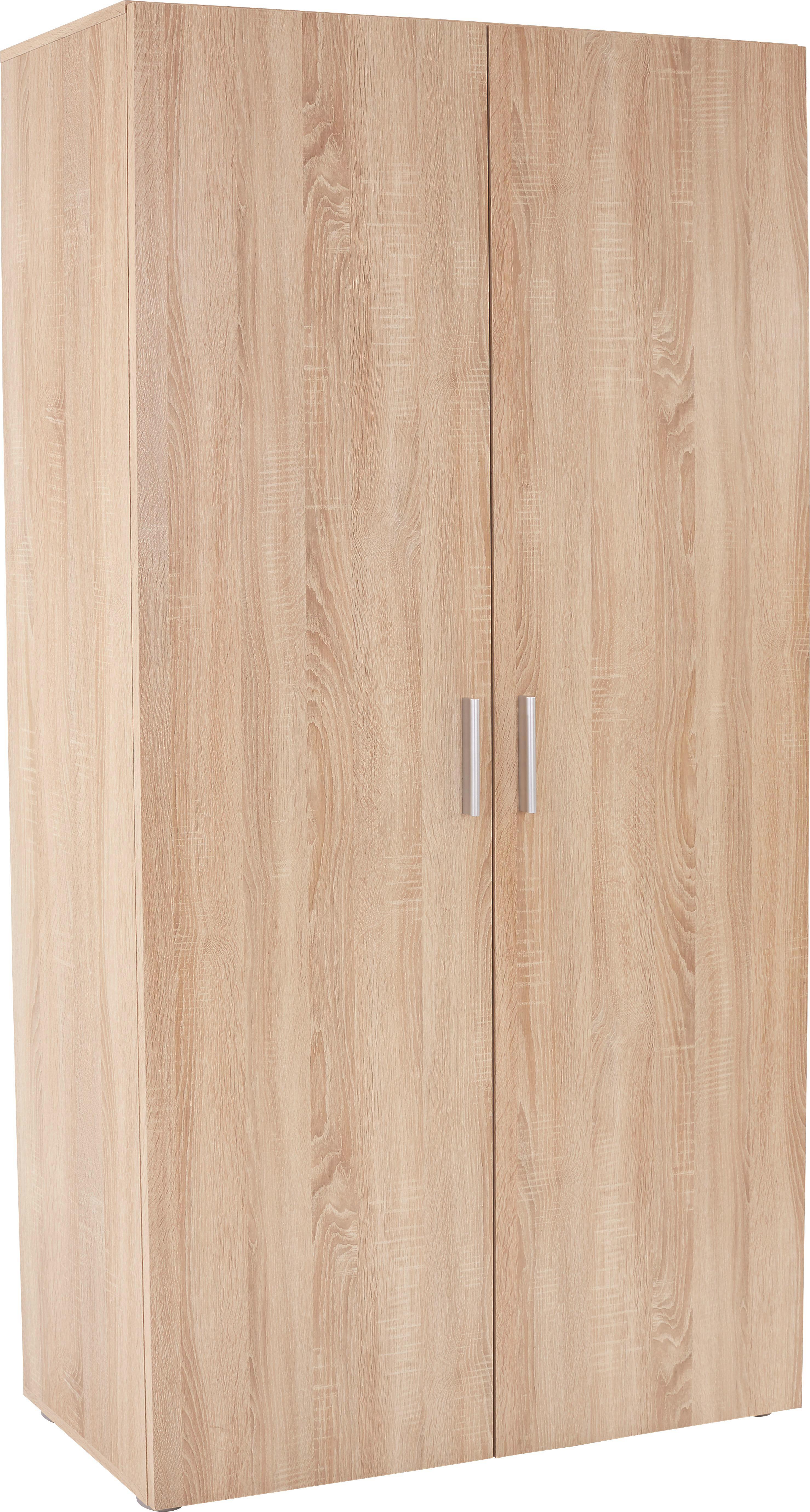 Cipősszekrény Jana - Sonoma tölgy, modern, Faalapú anyag (100/191/37cm)