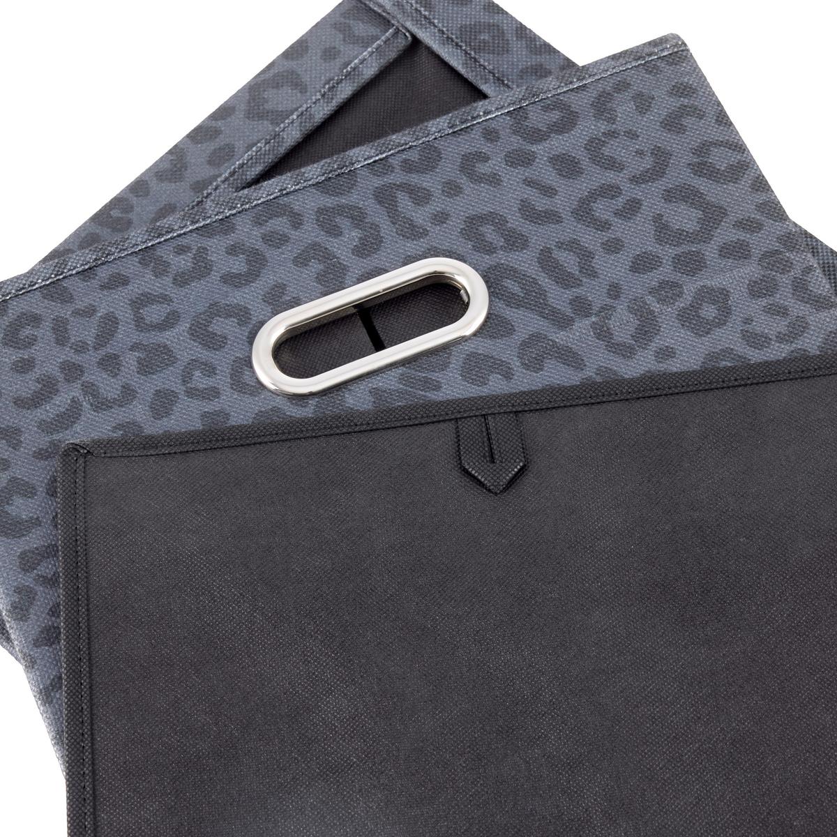 Skladací box ETHICAL CASHMERE - čierna, Romantik / Landhaus, kartón/kov (33/32/33cm) - Mömax