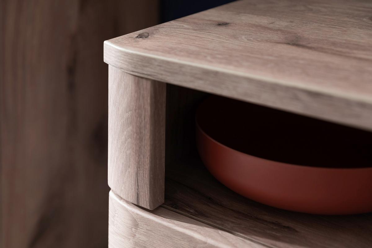 Lowboard Prato B: 180 Cm Eichefarben - Eichefarben, Design, Holzwerkstoff (180/53/50cm) - MID.YOU