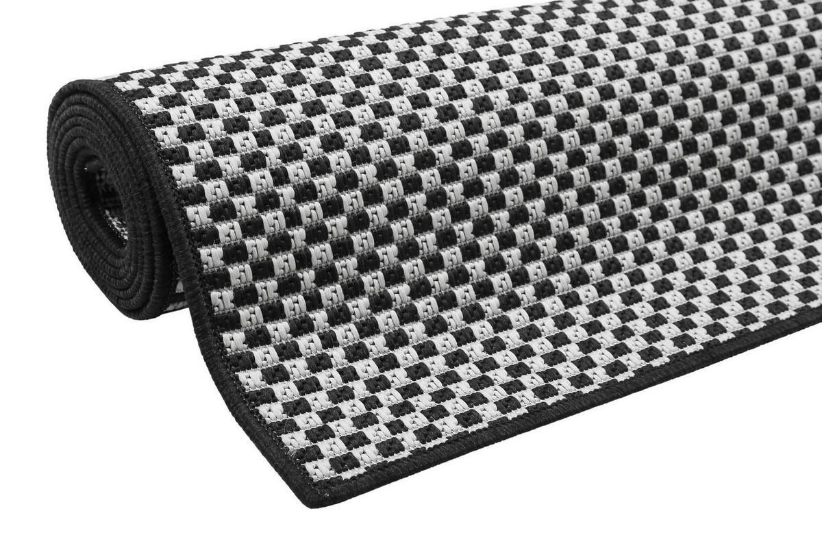 Outdoorteppich Raccoon - Schwarz, Design, Textil (133/200cm) - Esprit