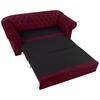 Schlafsofa Cupido - Rot/Schwarz, Design, Textil (213/86/99cm) - MID.YOU