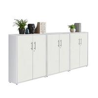 Aktenschrank Office Edition Weiß B: 253,2cm - Weiß, MODERN, Holzwerkstoff (253,2/113,6/33cm) - MID.YOU