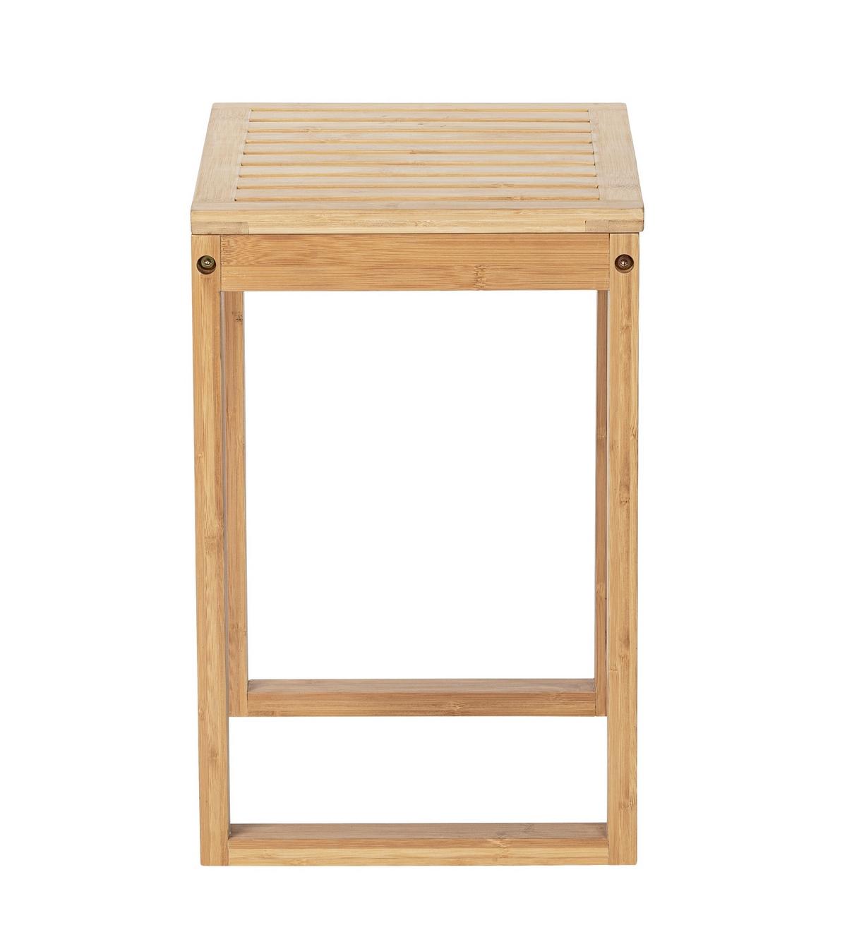 TABURET BAMBUSA -SB- - přírodní barvy, Konvenční, přírodní materiály (40/30/46cm) - Mömax