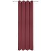 Ösenvorhang Caro - Rot, KONVENTIONELL, Textil (140/245cm) - Ondega
