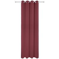 Ringlis Függöny Kb. 140/245cm - piros, Konventionell, textil (140/245cm) - Ondega