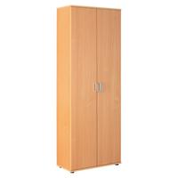 Mehrzweckschrank Vetra Buchefarben Dekor 70x189 cm - Buchefarben/Schwarz, Basics, Holzwerkstoff (70/189/34cm) - MID.YOU