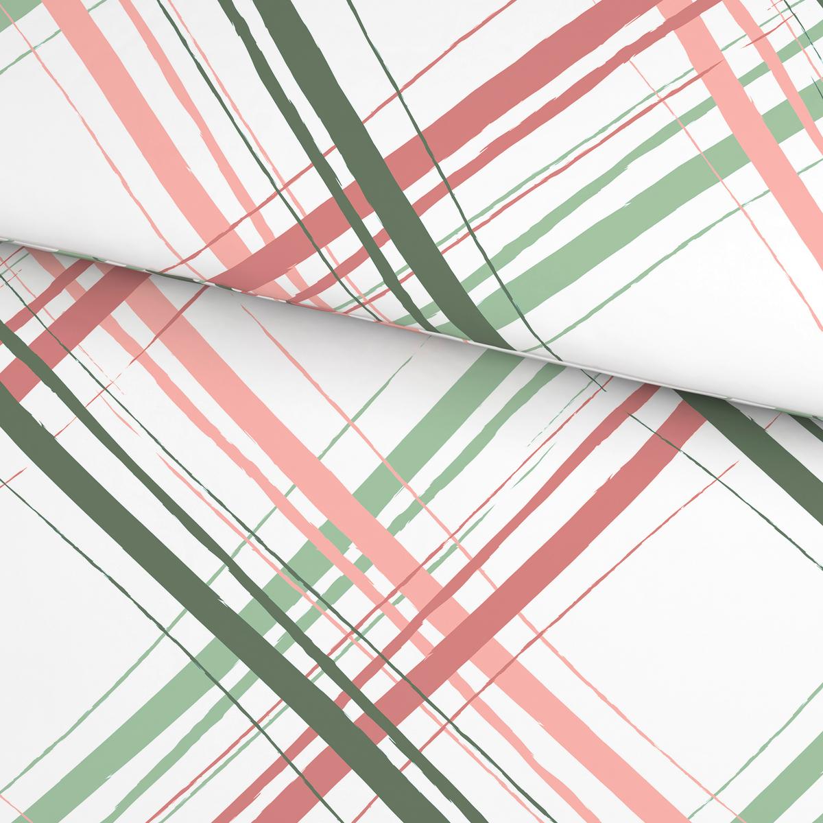 Bettwäsche Jule - Rosa/Grün, MODERN, Textil - Luca Bessoni