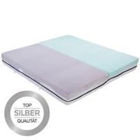 Komfortschaummatratze Ergo Duo 180x200cm mittelfest - Weiß, Textil (180/200cm) - Primatex