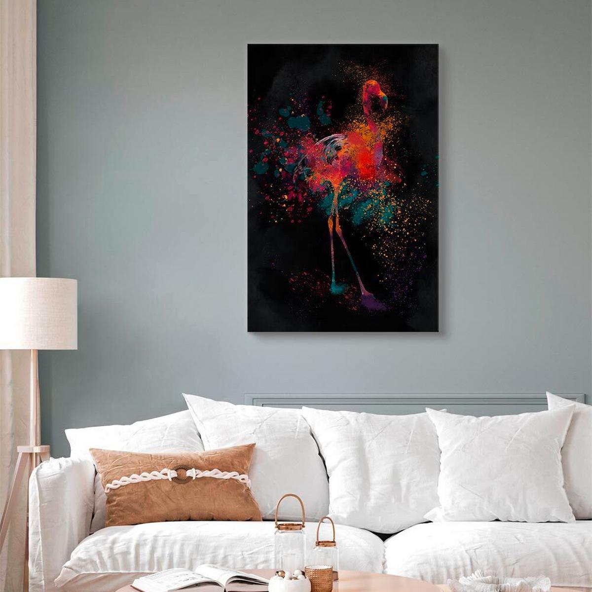 Leinwandbild Multicolor B: 80 Cm - Multicolor, Basics, Holz/Textil (80/120/1,2cm) - artgeist