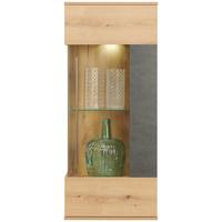 Hängevitrine Limit B: 53 cm Matera/Coast Evoke Eiche Dekor - MODERN, Glas/Holzwerkstoff (53/125/35cm)