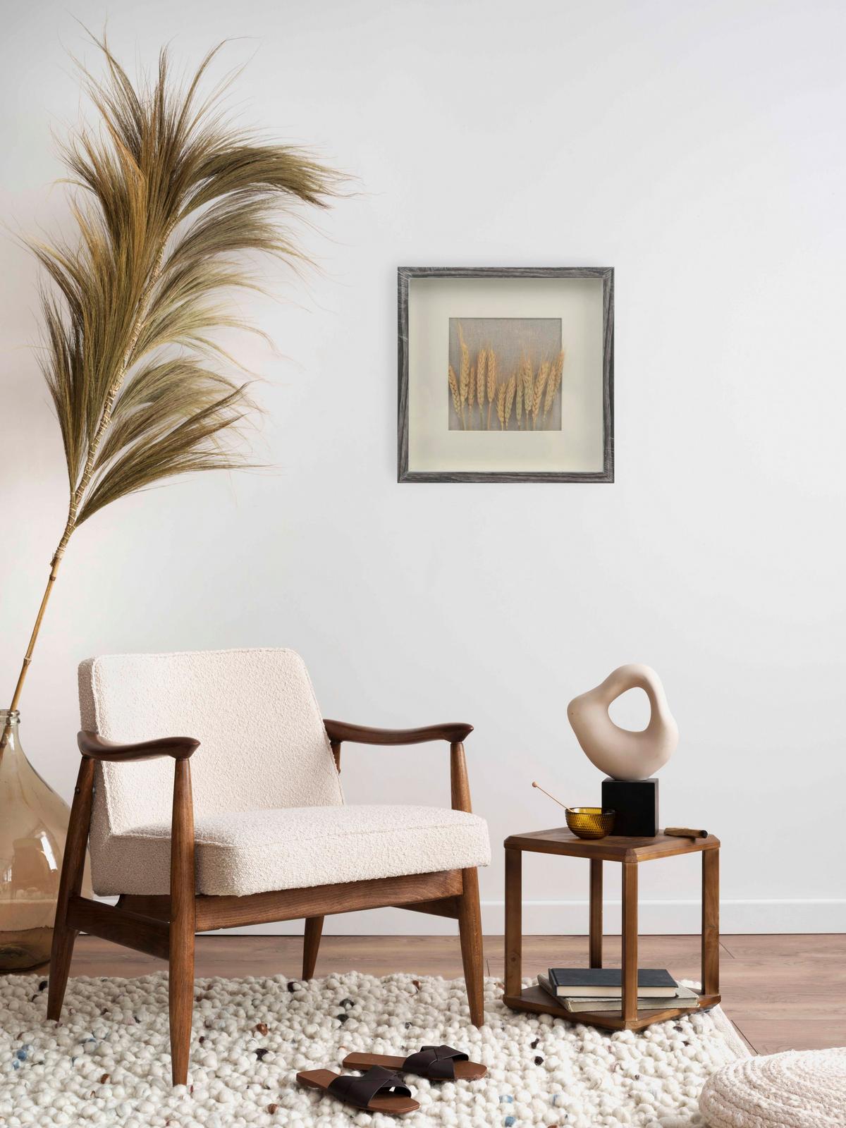 Képkeret Alexander - natúr színű/szürke, Konventionell, Üveg/fa (30/30/3,8cm) - Luca Bessoni