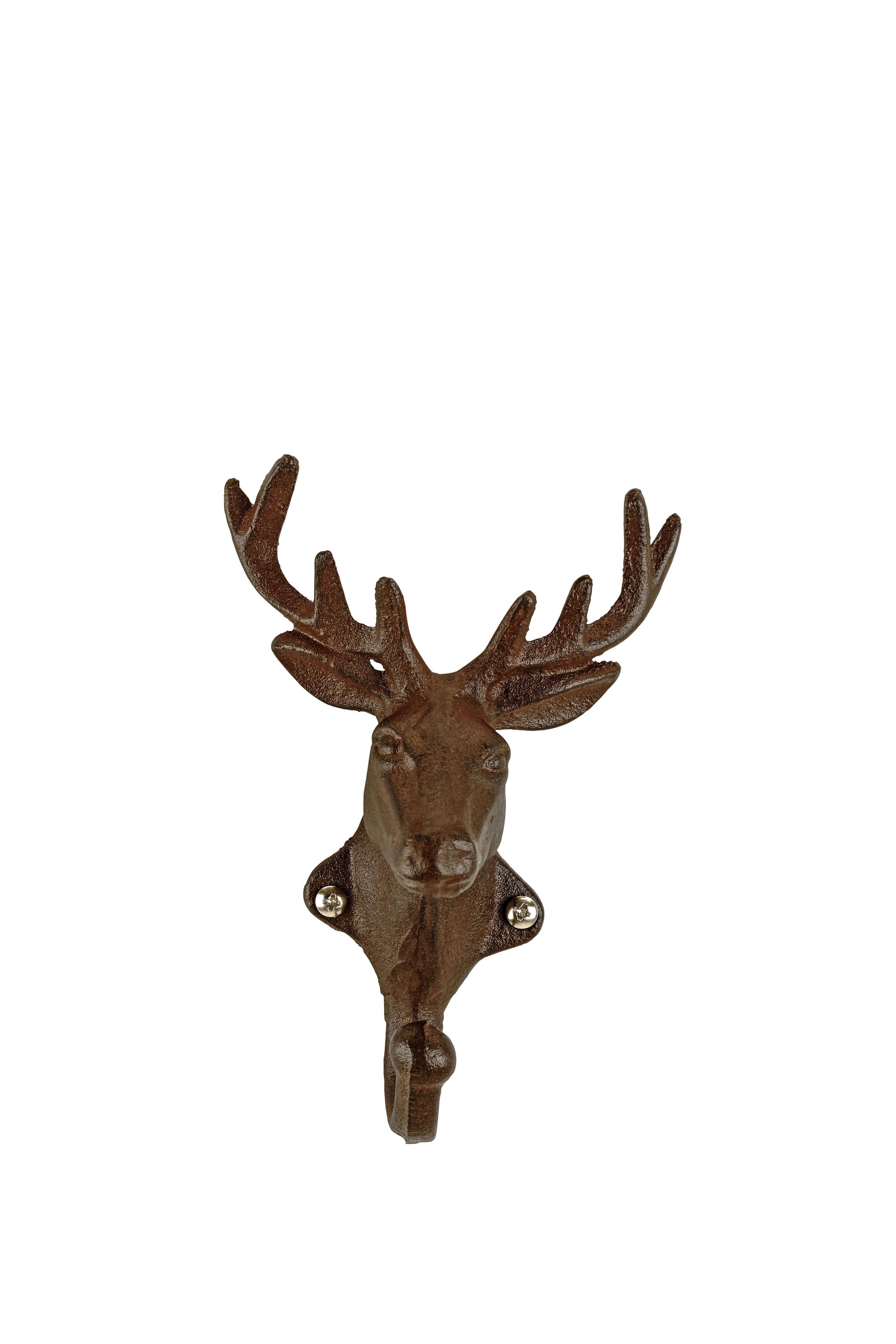 HÁČIK TED - tmavohnedá, Romantik / Landhaus, kov (11/15/6cm) - Mömax