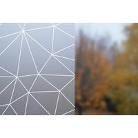 Sichtschutzfolie Ff Vp Polygon Transparent - Transparent, Basics, Kunststoff (45/150cm)