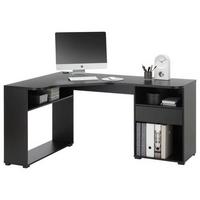 Gaming Tisch Bc 3155 Schwarz B: 110-150 Cm - Schwarz, Design, Holzwerkstoff (110/150/74/50cm) - MID.YOU