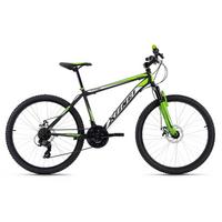 Mountainbike Hardtail 26 Zoll Xtinct 21 Gänge - Schwarz/Grün, Basics, Metall (180/70/80cm) - KS Cycling