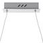 Led Závesná Lampa Kristi - strieborná, Romantický / Vidiecky, kov/plast (76/120cm) - Premium Living Led Závesná Lampa Kristi - strieborná, Romantický / Vidiecky, kov/plast (76/120cm) - Premium Living