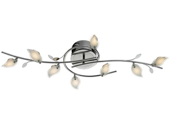 LED-Deckenleuchte Mirabelle - Chromfarben/Naturfarben, MODERN, Glas/Metall (110/31/12cm) LED-Deckenleuchte Mirabelle - Chromfarben/Naturfarben, MODERN, Glas/Metall (110/31/12cm)