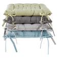 Sitzkissen Lianna - Anthrazit, MODERN, Textil (42/42/5cm) - Luca Bessoni