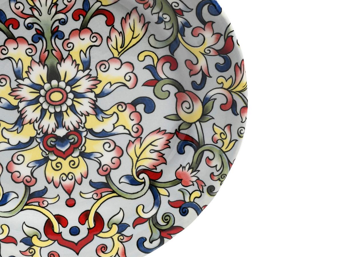 Tafelservice Arabesque Multicolor L: 31 Cm - Multicolor, Basics, Keramik (31/30/32cm) - Creatable