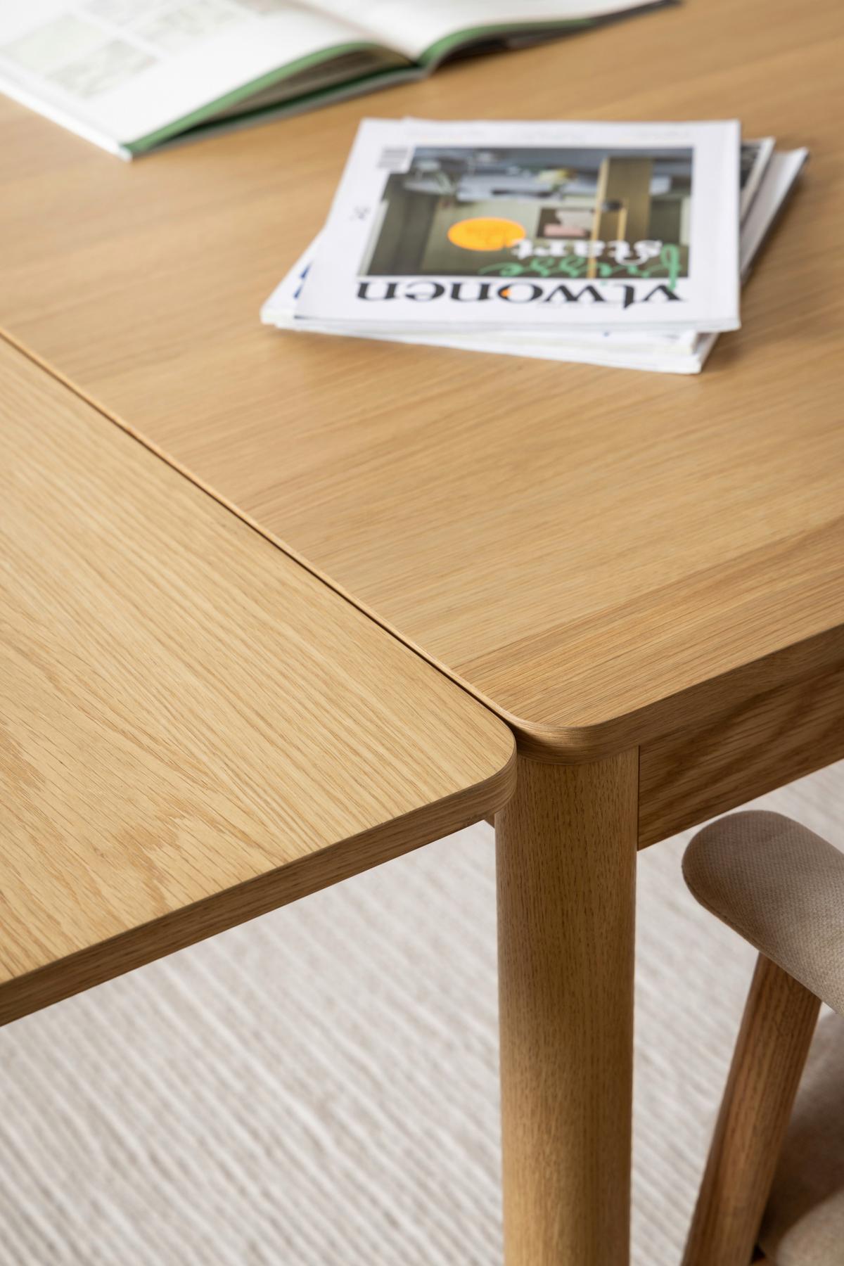 Esstisch Atlantic 0000104596 - Eichefarben, Design, Holzwerkstoff (200/75/100cm) - MID.YOU
