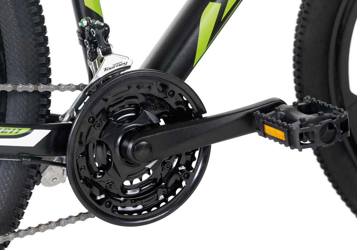 Mountainbike Hardtail 27,5 Zoll Xplicit 21 Gänge - Schwarz/Grün, Basics, Metall (139/76/21cm) - KS Cycling