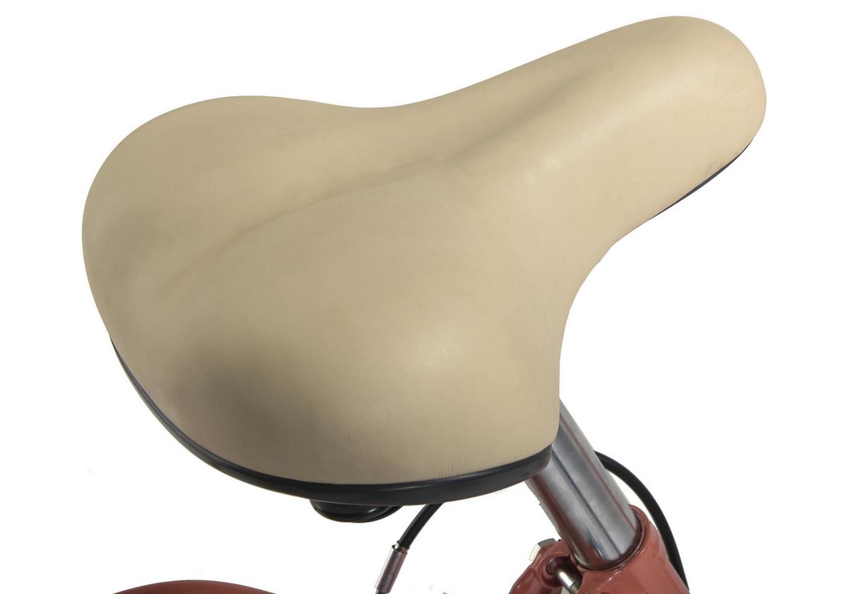 Citybike Hollandia Feelgood Singlespeed Rot, 28 Zoll - Rot, Basics, Metall (25/140/60cm)