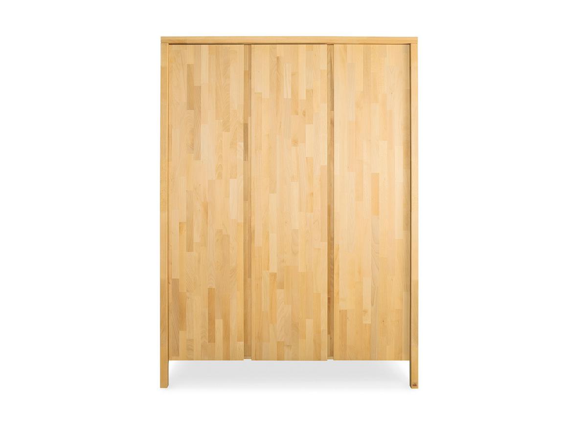 Babykleiderschrank Buche - Buchefarben, Natur, Holz (140/194/52cm) - Pinolino